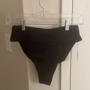 Londre The Banded Scrunch Bottom in Matte Black